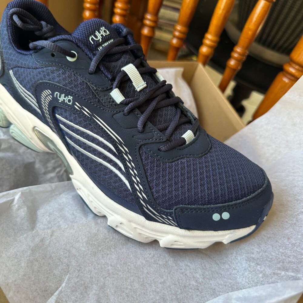 Ryka Womens Running Athletic Shoes, Navy and White, NIB, 11M - Picture 10 of 13